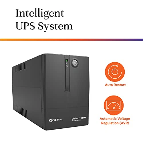 VERTIV Liebert ITON CX 600VA /360W, 230V UPS, an Effective Power Backup for Home Office, Desktop PC & Your WiFi Router - Image 3