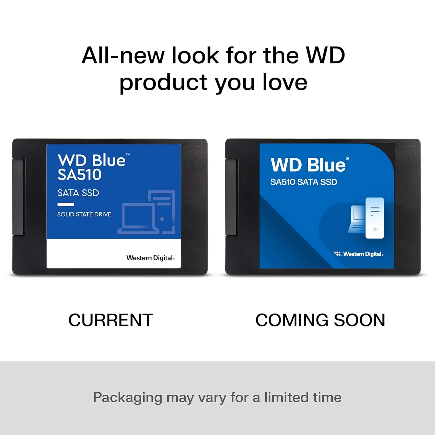 Western Digital WD Blue SA510 SATA 500GB, Up to 560MB/s, 2.5 Inch/7 mm, 5Y Warranty, Internal Solid State Drive (SSD) (WDS500G3B0A) - Image 5