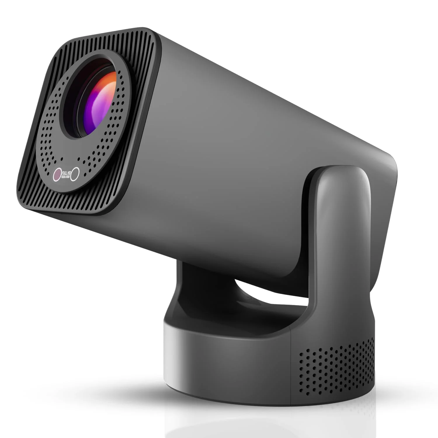 WZATCO Yuva Go Max, Android 13, Fully Automatic, Smart Home Projector 4k Ultra HD, Native 1080P, Live TV, HDMI ARC, WiFi 6 & BT, Screen Mirroring, Portable Room Cinema, 270° Rotate, Grey - Image 3