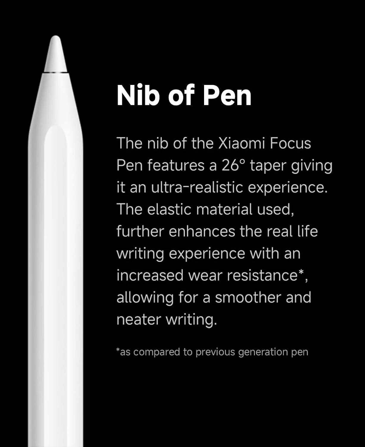 Xiaomi Focus Pen | Pressure Sensitivity | Ultra Low Latency | 0g Activation Force - Image 3