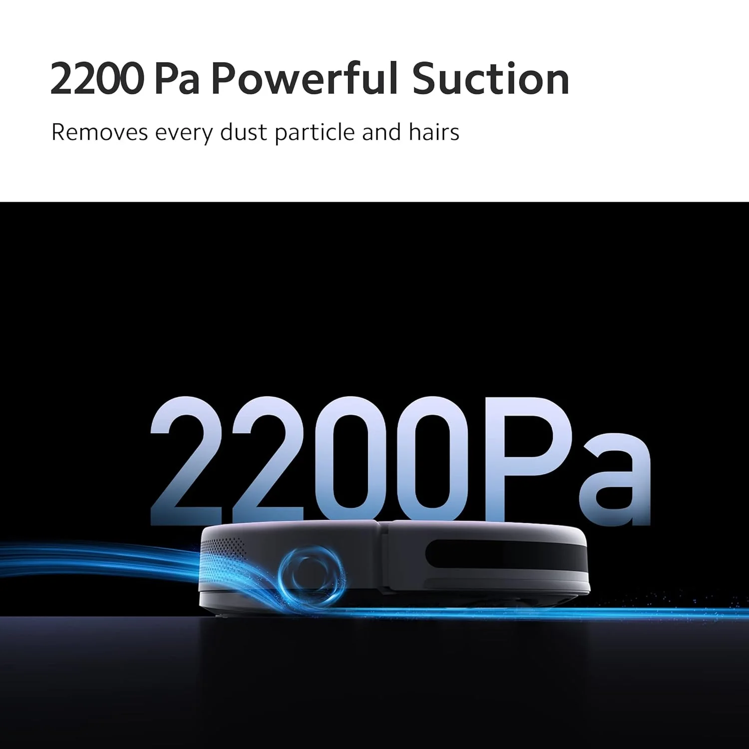 Xiaomi Robot Vacuum-Mop 2i, 2200 Pa Powerful Suction, 450 mL Large-Capacity Dustbin, Electronically-Controlled 270 mL Water Tank, Controls remotely via app, Alexa/GA Enabled, White - Image 5