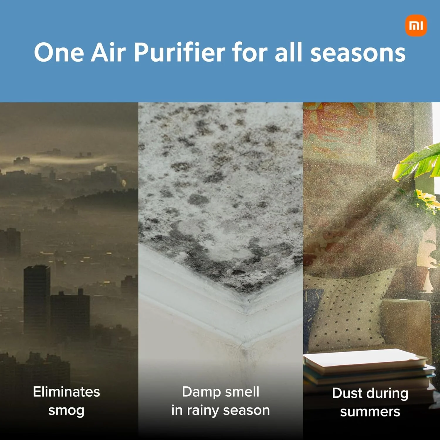 Xiaomi Smart Air Purifier 4, Best Purified Air Delivery Rate 387 m3/hr, True HEPA, traps 99.99% Virus, High coverage: 516 Sq Ft, Fast Purification in 7 Mins, RoHS & Allergy Care Certified, Alexa&GA - Image 8