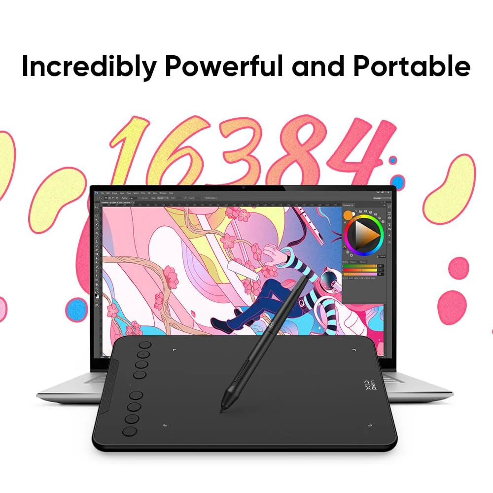 XPPen Updated Deco Mini7 V2 Drawing Tablet-16384 Levels of Pressure Battery-Free Stylus, 7 x 4 OSU Drawing Pad, 8 Hotkeys for Digital Art, Teaching, Gaming Graphic Tablet for Chrome, PC, Mac, Android - Image 10