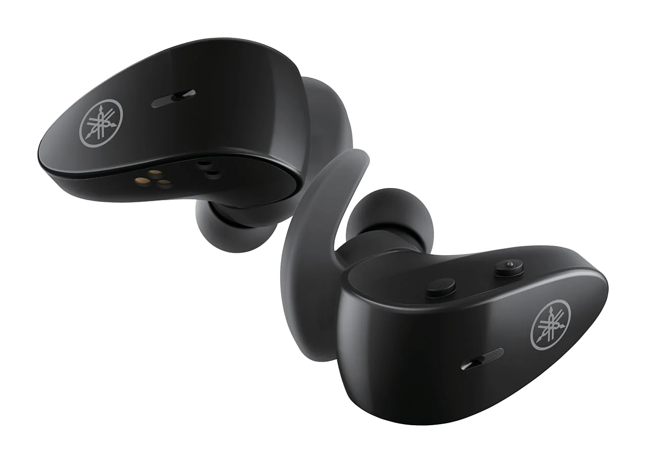 Yamaha Audio TW-ES5A True Wireless Sports in Ear Earbuds | True Sound, Bluetooth, aptX Adaptive, Secure Fit, Waterproof IPX7,Built-in Microphones for Clear Voice Calls