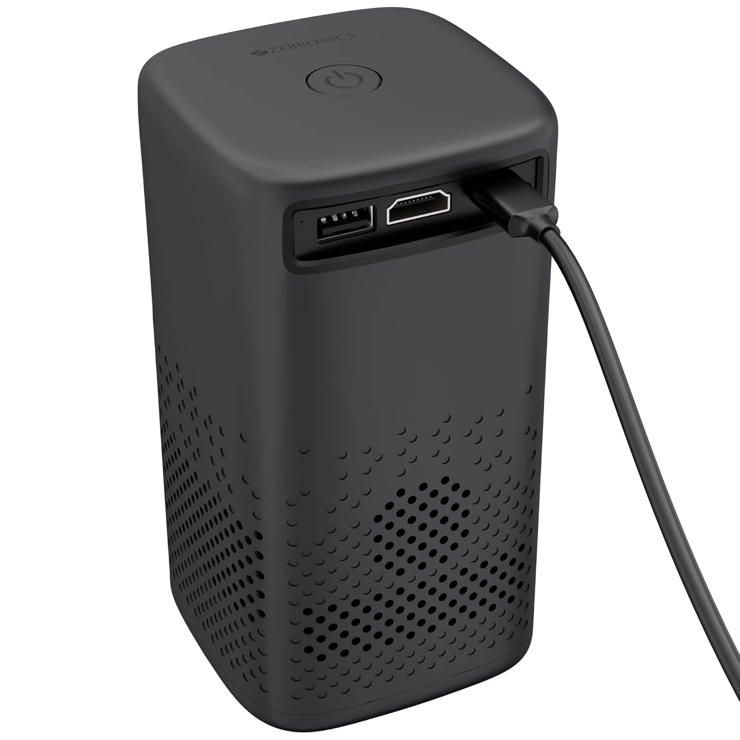 Zebronics Android Portable Smart Projector, 1080p Support, 3600 Lumens, 150" Screen, OTT Apps (Netflix, Prime), Miracast, WiFi, BT, HDMI, Built-in Battery, 2hr Playtime (Pixaplay 74B) (Grey) - Image 8