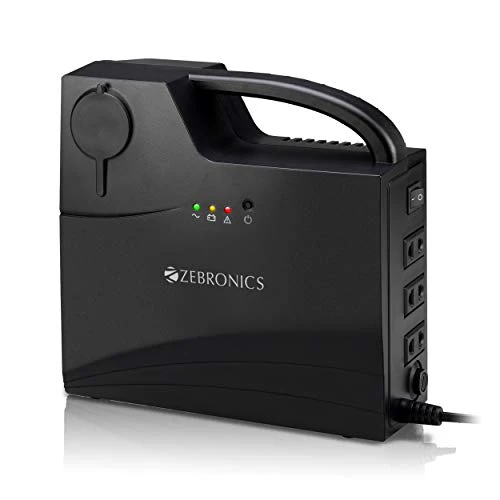 Zebronics CFL UPS Zeb-CU5013 with CFL Bulb Holder,Overload Indication,Microcontroller Based,2 pin DC Socket,Short Circuit Protection,Overload Indication
