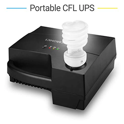 Zebronics CFL UPS Zeb-CU5013 with CFL Bulb Holder,Overload Indication,Microcontroller Based,2 pin DC Socket,Short Circuit Protection,Overload Indication - Image 2