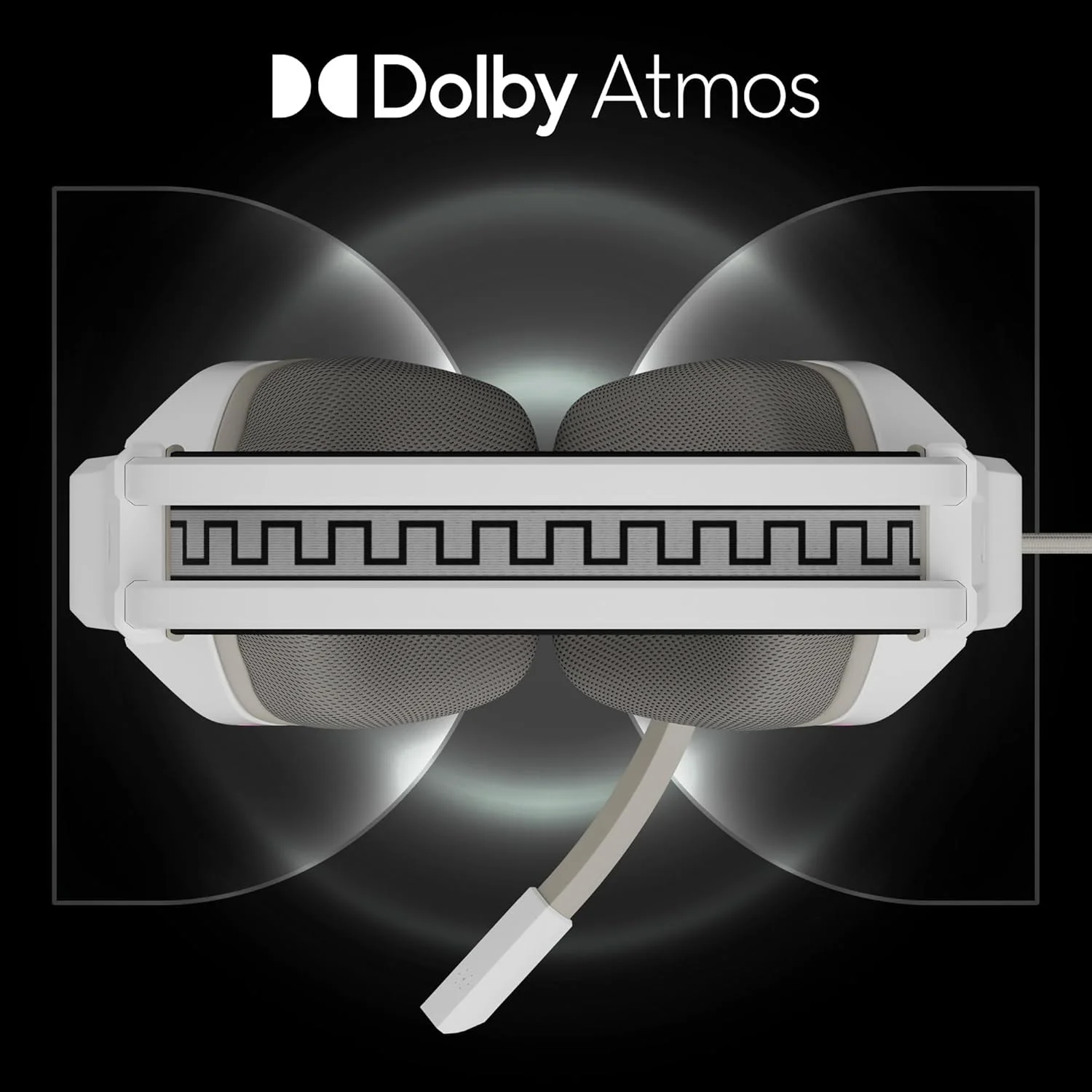 ZEBRONICS Havoc Premium Gaming Headphone with Dolby Atmos Subscription, 50mm Neodymium Drivers, Extra Soft Ear Cushion, Suspension Headband,Braided Cable - Image 3