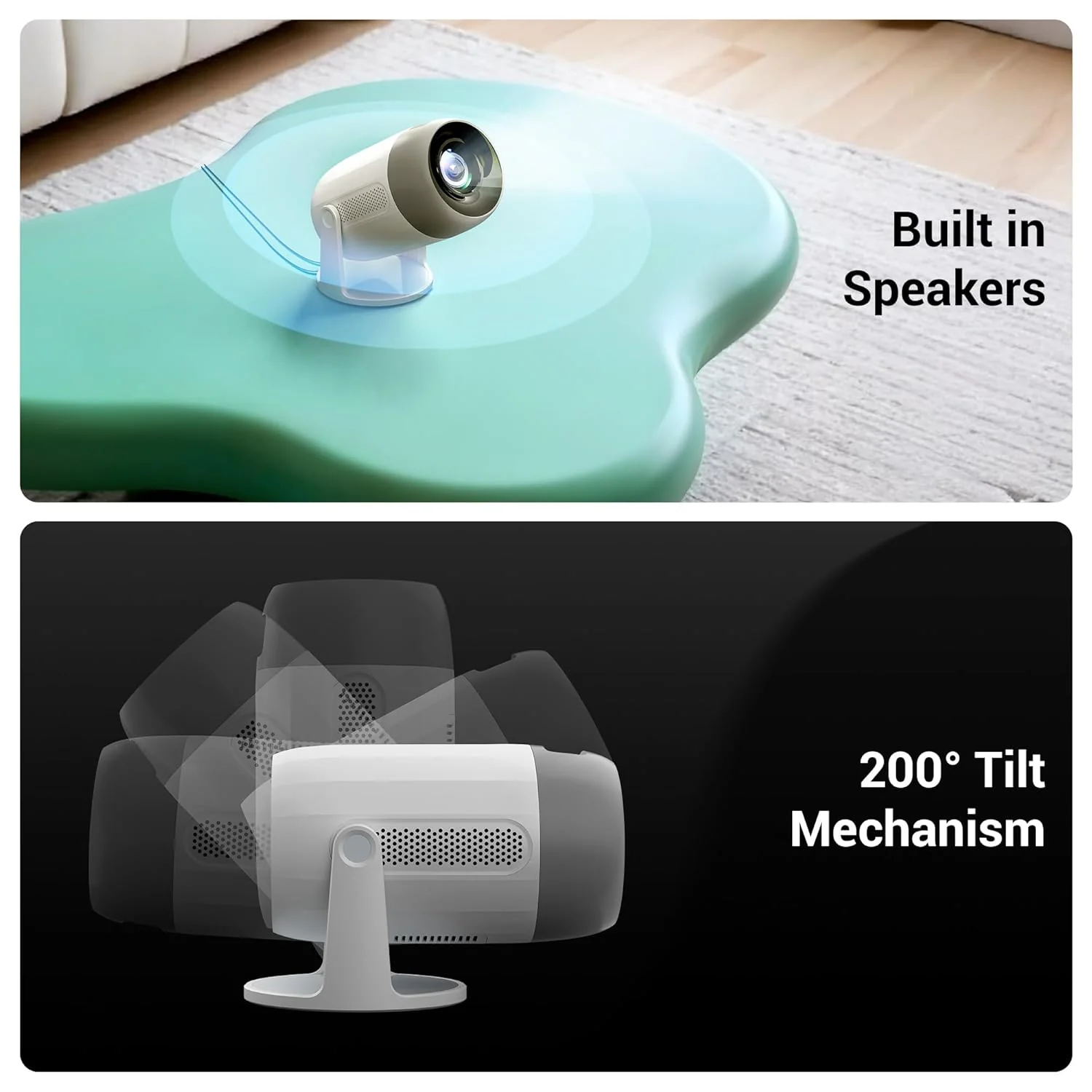 ZEBRONICS PIXAPLAY 63, Smart LED Projector (Without Stand) - Image 5