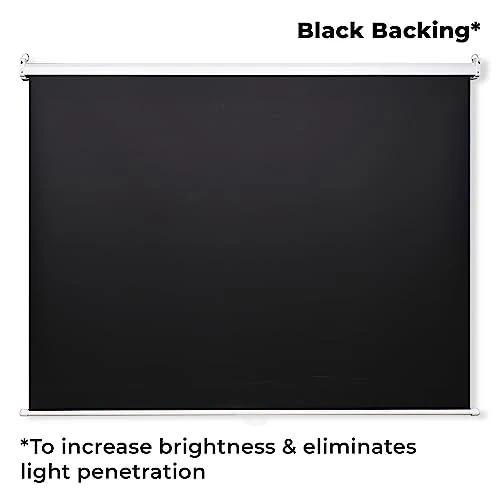 ZEBRONICS PSM100A Motorised Projector Screen, 100 inches, Roll Mechanism, Supports 4K, Matte Finish, 4:3 Aspect Ratio, High Gain Fabric, Control Pod, Remote Control, Wall & Ceiling Mountable - Image 2