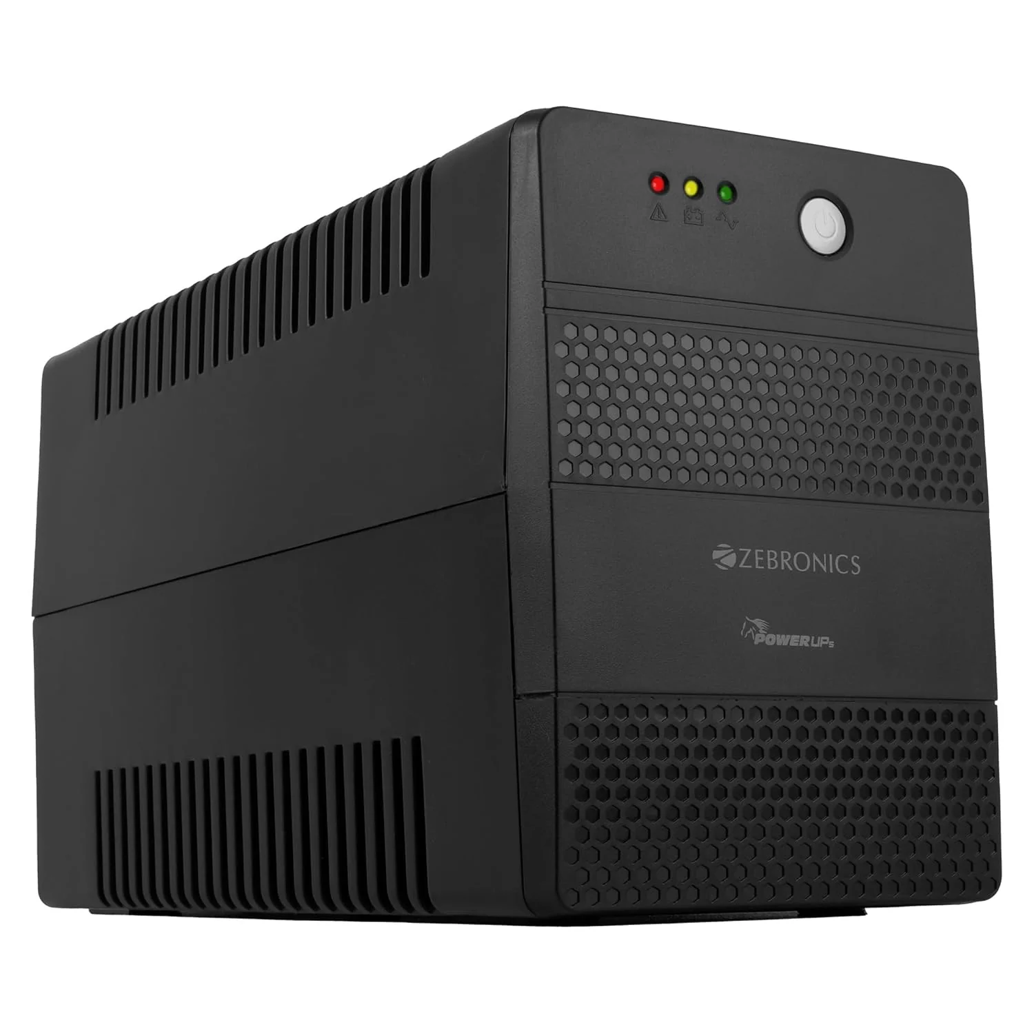 ZEBRONICS U1205 Microcontroller Based UPS with Up-to 1000VA | 600W, Double Boost, Automatic Voltage Regulation, Overload Protection, Auto Restart, Generator Compatible, for Office Computers