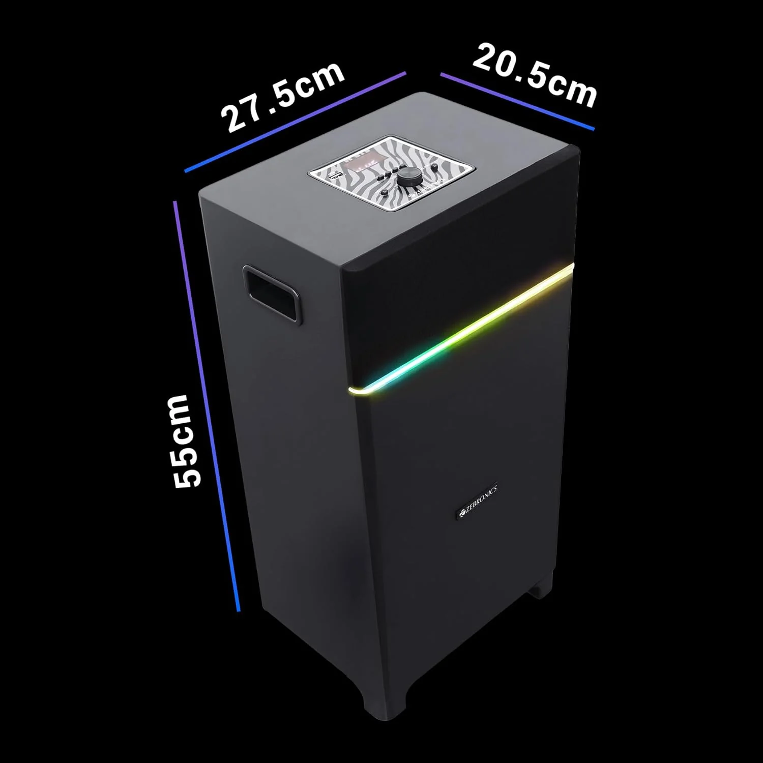 ZEBRONICS Zeb-Beast 501, Portable Bluetooth Speaker, 60 Watts, Bluetooth v5.0 - Image 7