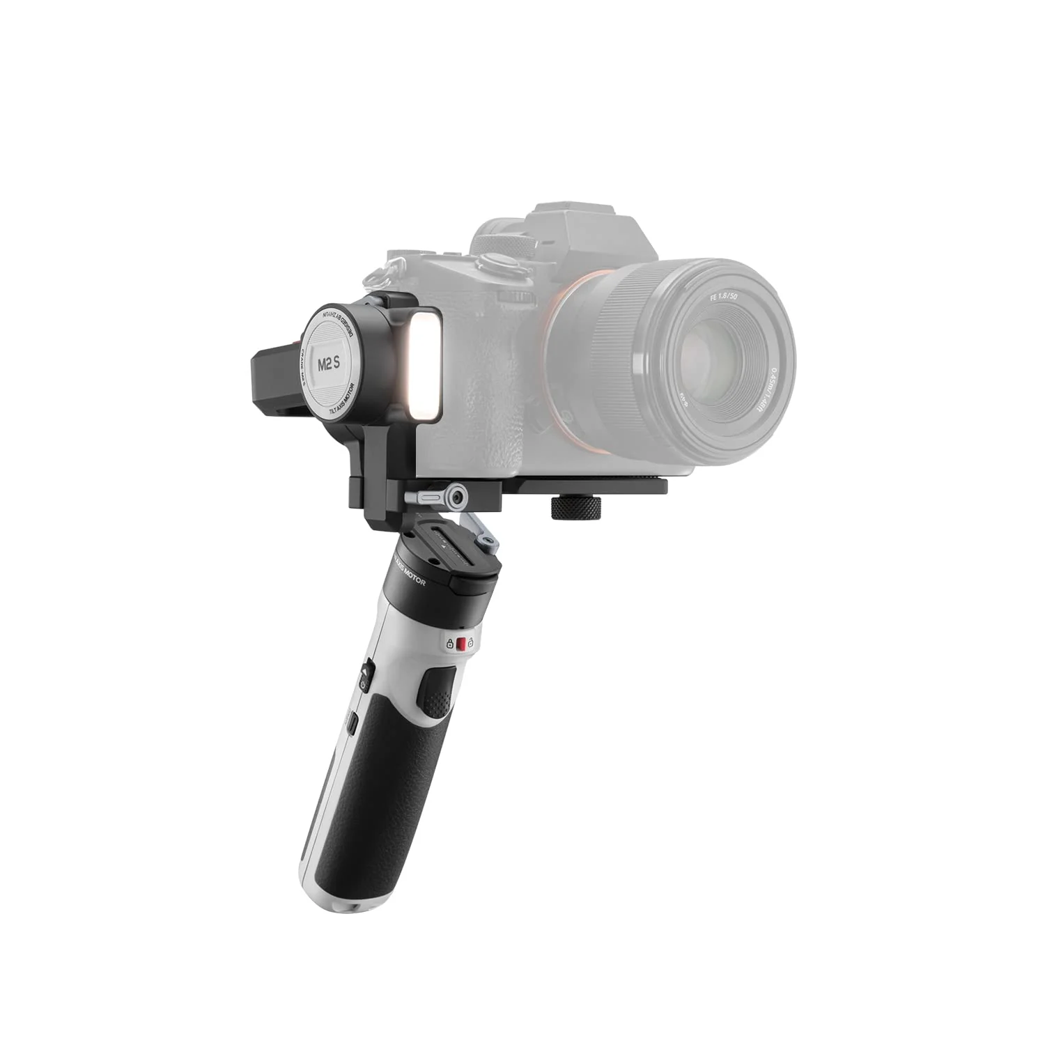 zhiyun Crane M2S Handheld 3-Axis Gimbal (with 2 Years ZHIYUN India Official Warranty) with Integrated 0.66" Display & LED Fill Light 3-in-1 Compact Stabilizer for Mirrorless Camera Smartphone - Image 4