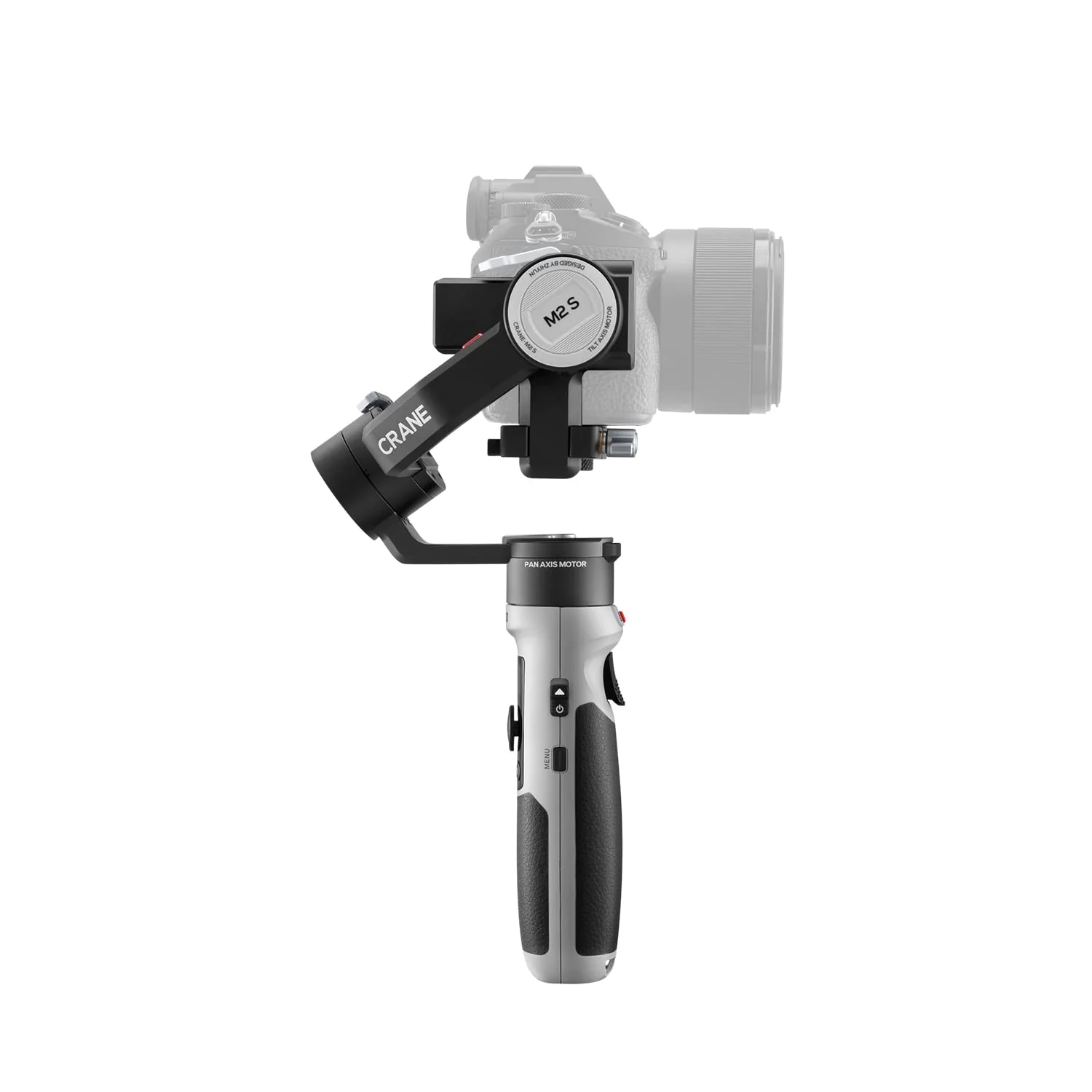 zhiyun Crane M2S Handheld 3-Axis Gimbal (with 2 Years ZHIYUN India Official Warranty) with Integrated 0.66" Display & LED Fill Light 3-in-1 Compact Stabilizer for Mirrorless Camera Smartphone - Image 5