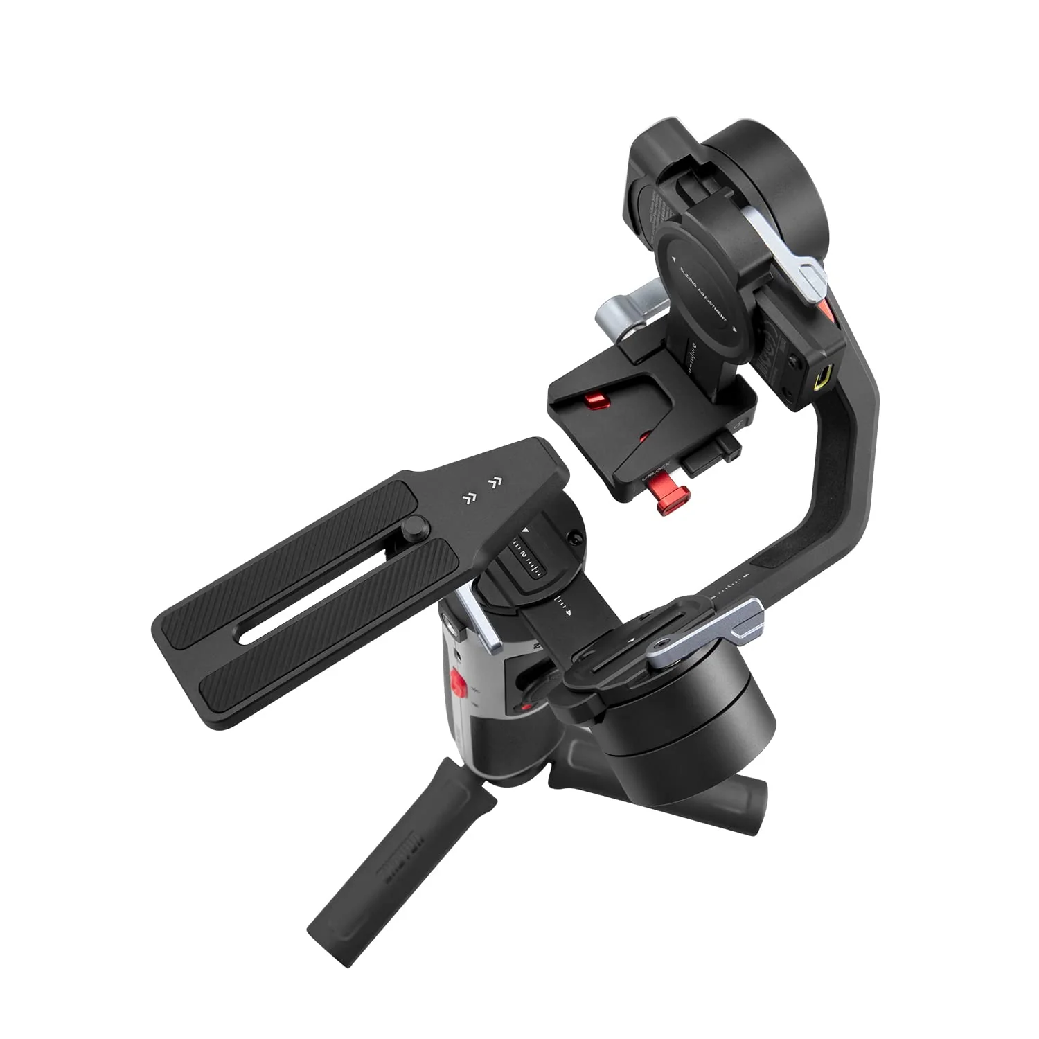 zhiyun Crane M2S Handheld 3-Axis Gimbal (with 2 Years ZHIYUN India Official Warranty) with Integrated 0.66" Display & LED Fill Light 3-in-1 Compact Stabilizer for Mirrorless Camera Smartphone - Image 6