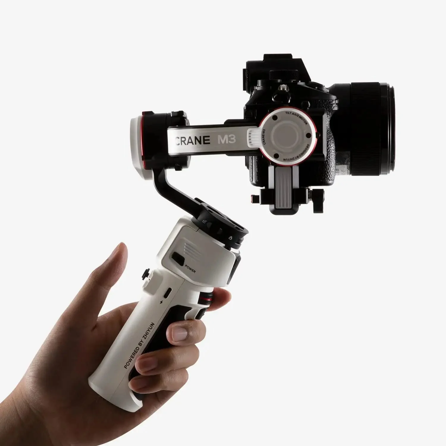 zhiyun Crane M3 Gimbal 3-Axis Handheld Stabilizer - All in One Design for Mirrorless Cameras, Smartphone, Action Cameras - Image 2