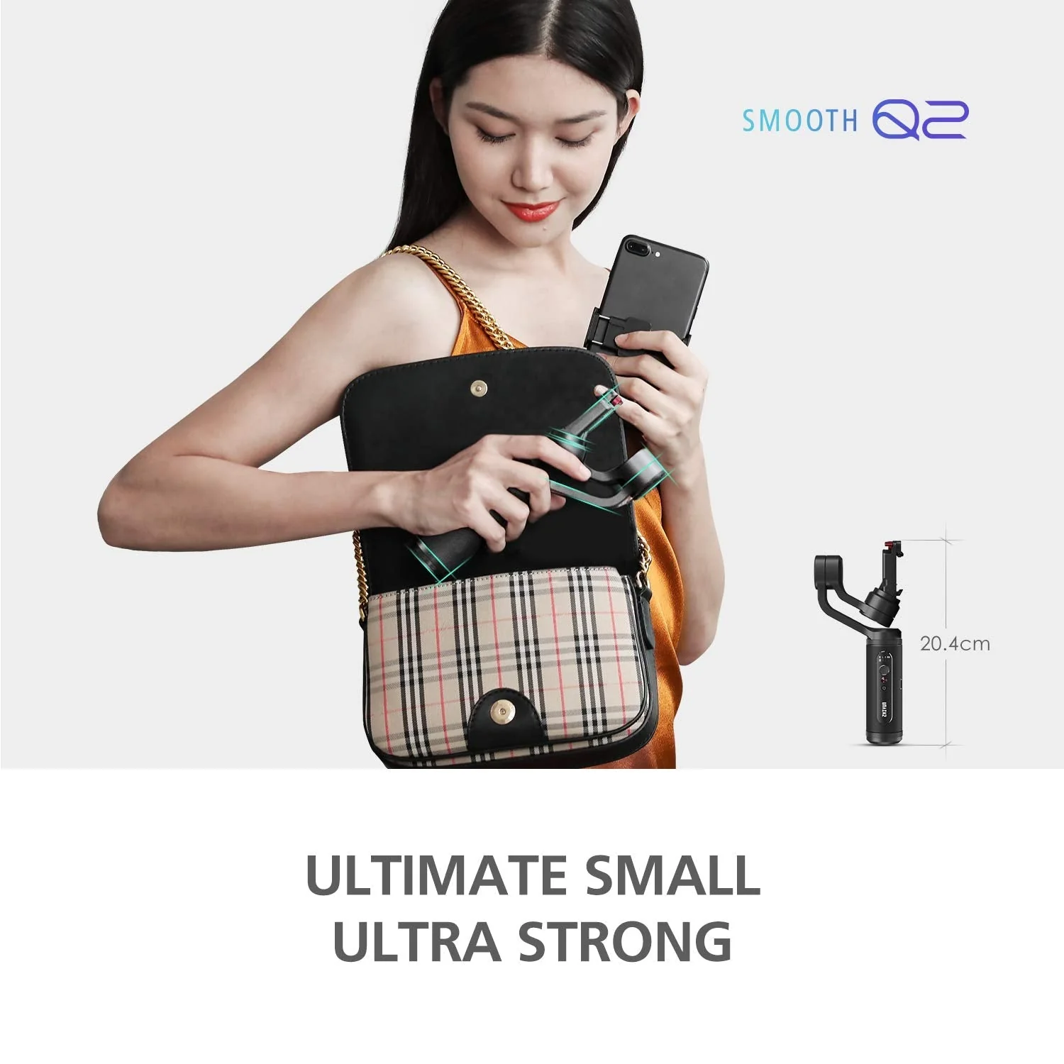 Zhiyun Smooth Q2 3-Axis Handheld Gimbal, Black - Image 5