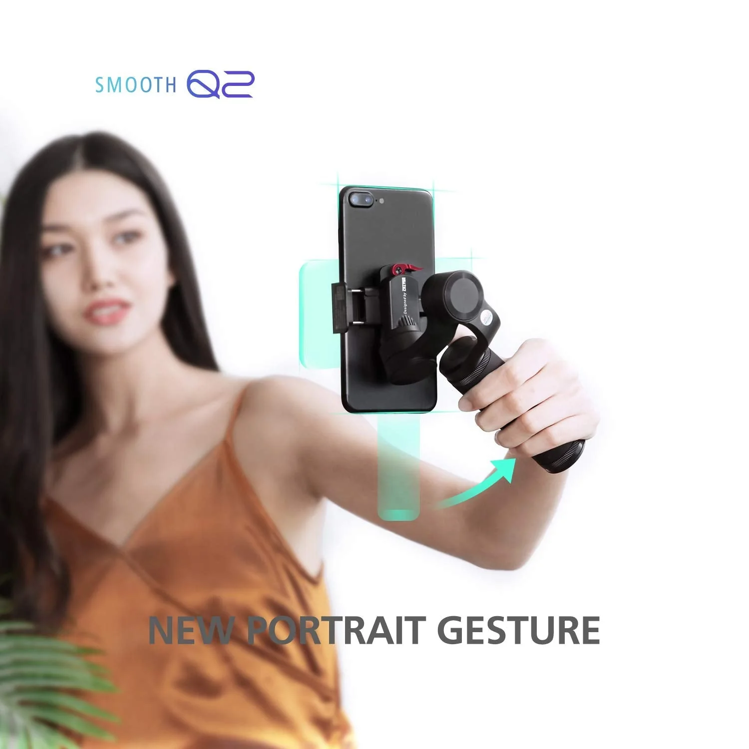Zhiyun Smooth Q2 3-Axis Handheld Gimbal, Black - Image 7