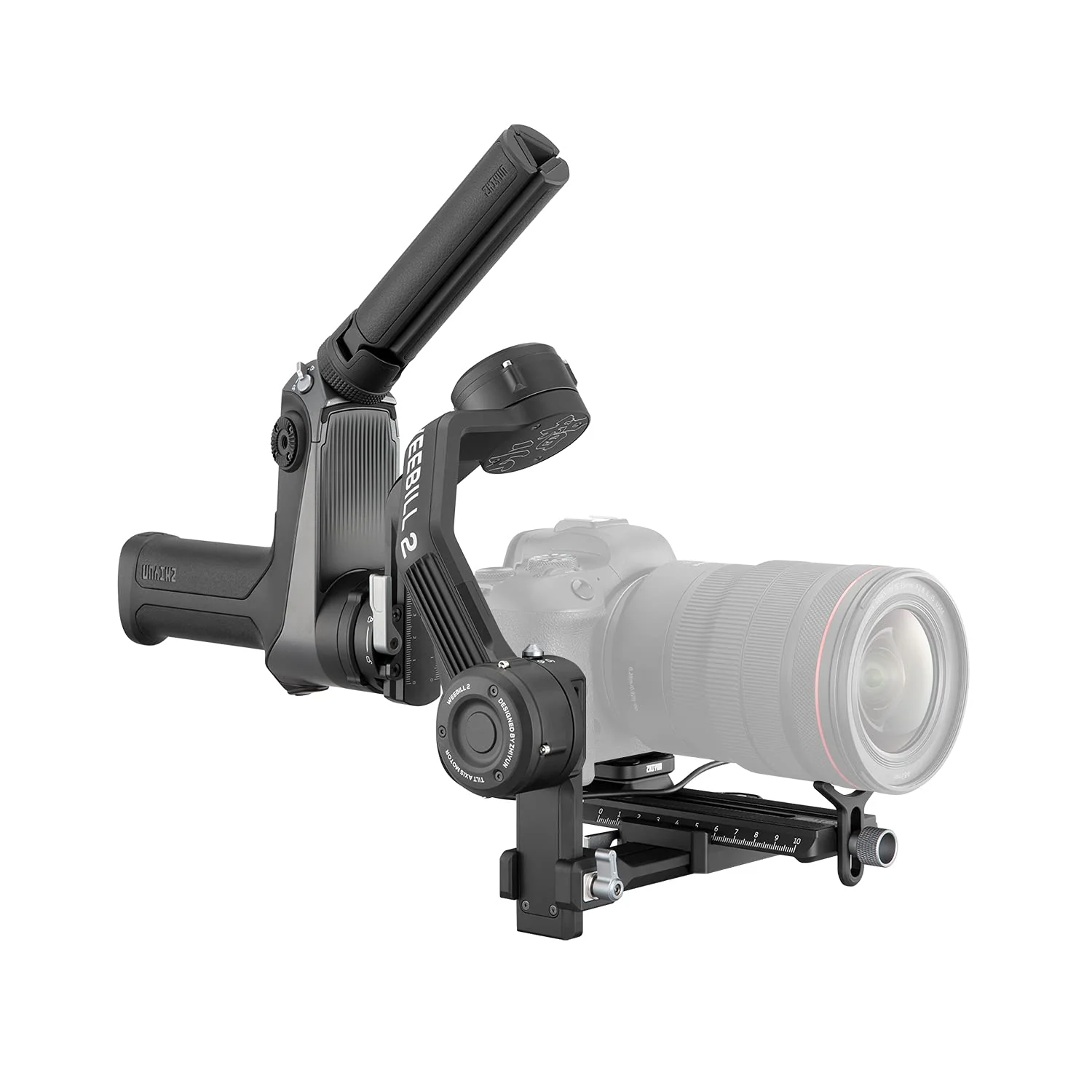 zhiyun Weebill 2 Camera Stabilizer, Handheld 3-Axis Gimbal (with 2 Years ZHIYUN India Official Warranty) for DSLR and Mirrorless Camera with Flip-Out Touch Screen 4Kg Tested Payload - Image 3