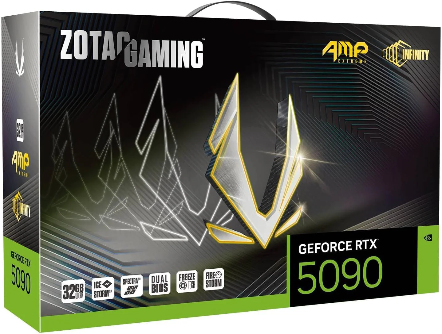 ZOTAC Gaming GeForce RTX 5090 AMP Extreme Infinity Graphics Card - Black | 32GB | DLSS 4 | GDDR7 | 512 bit | IceStorm 3.0 Advanced Cooling | Triple Fan | ARGB Lighting | 34% Larger Vapor Chamber (BRAND NEW/SEALED) - Image 5